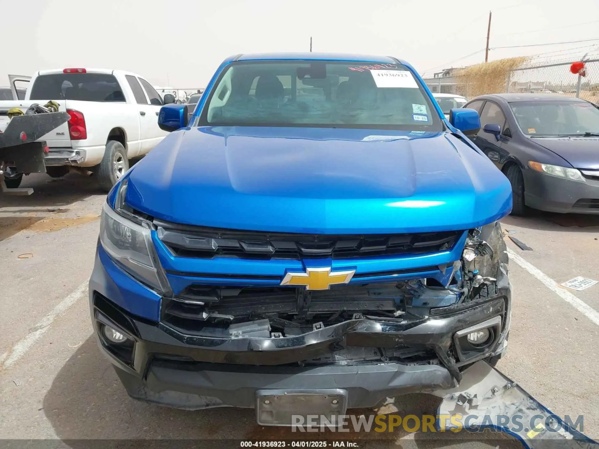 12 fotografías del automóvil dañado 1GCGSCEA4M1137972 CHEVROLET COLORADO 2021