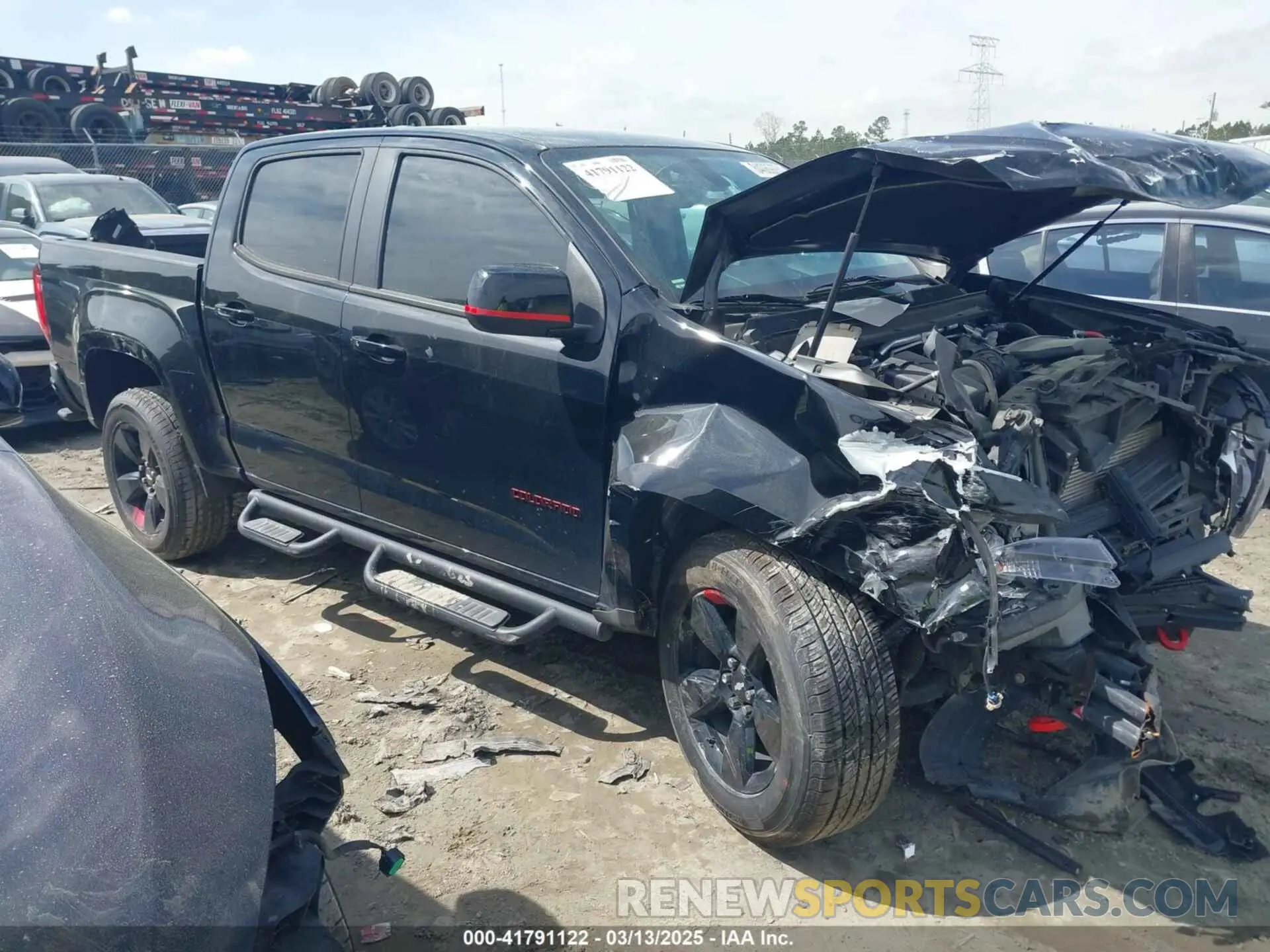 1 fotografías del automóvil dañado 1GCGSCEA6M1283709 CHEVROLET COLORADO 2021