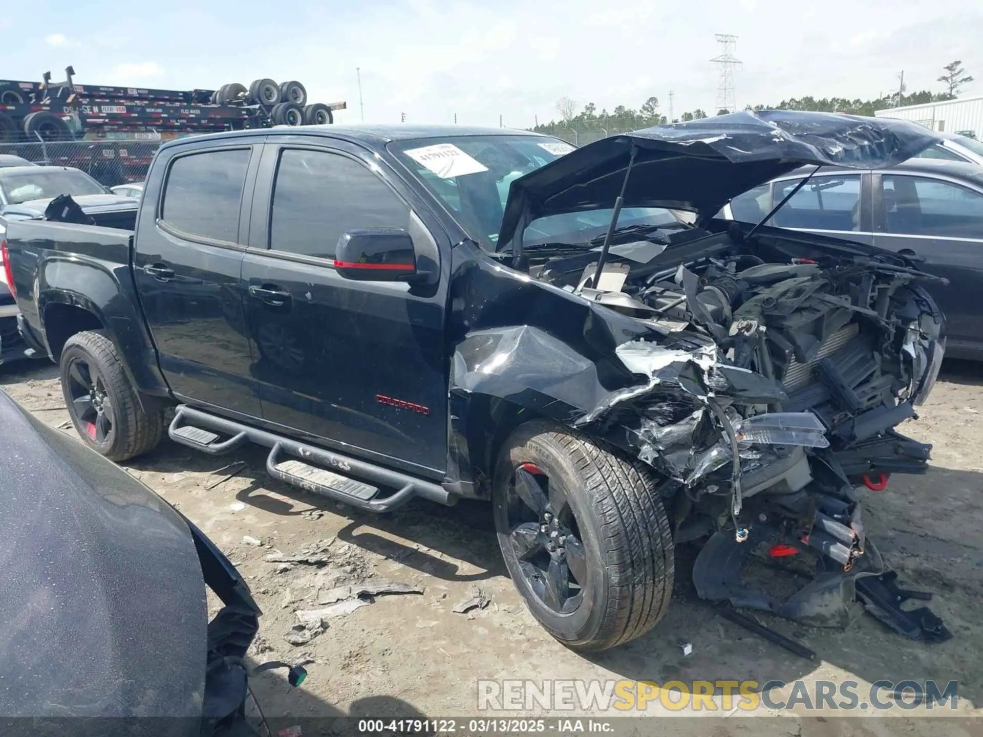 13 fotografías del automóvil dañado 1GCGSCEA6M1283709 CHEVROLET COLORADO 2021