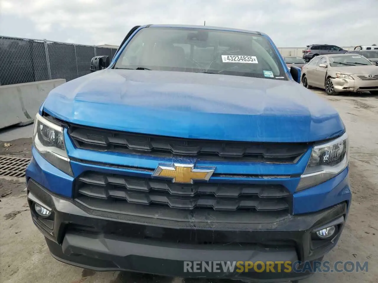 5 fotografías del automóvil dañado 1GCGSCEN0M1147062 CHEVROLET COLORADO 2021