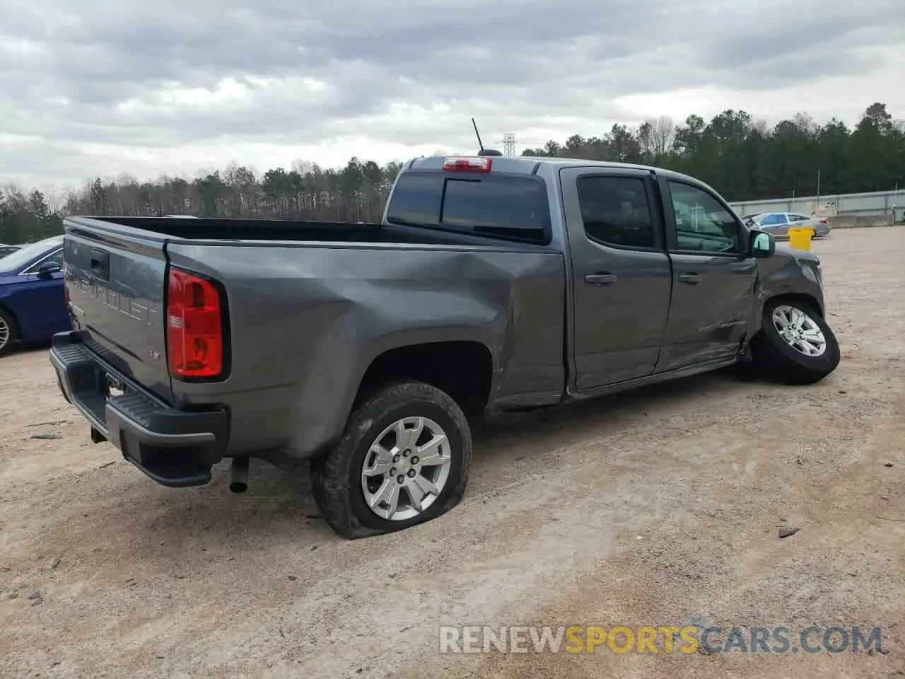 3 fotografías del automóvil dañado 1GCGSCEN1M1147815 CHEVROLET COLORADO 2021