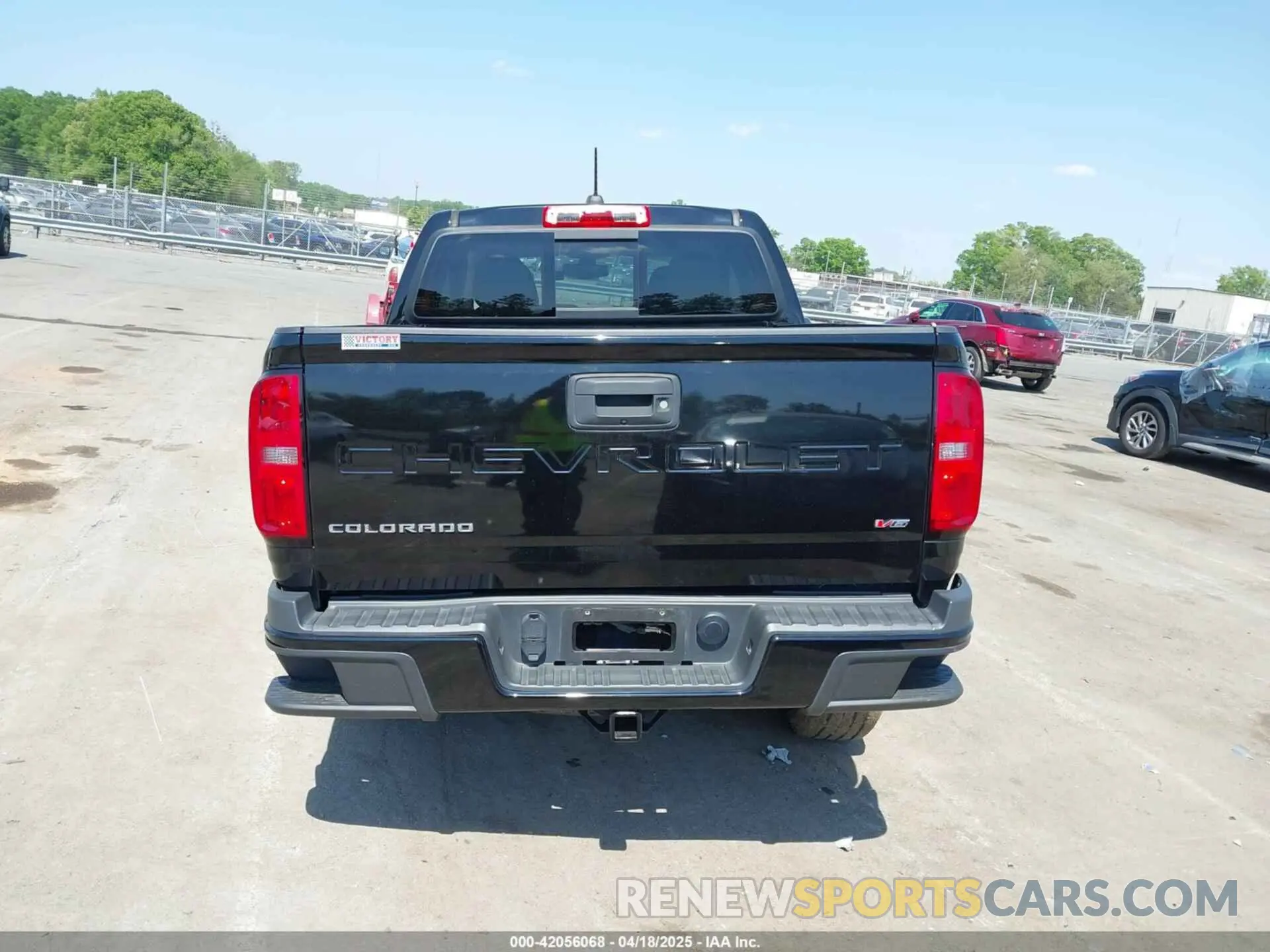 16 fotografías del automóvil dañado 1GCGSCEN1M1221153 CHEVROLET COLORADO 2021