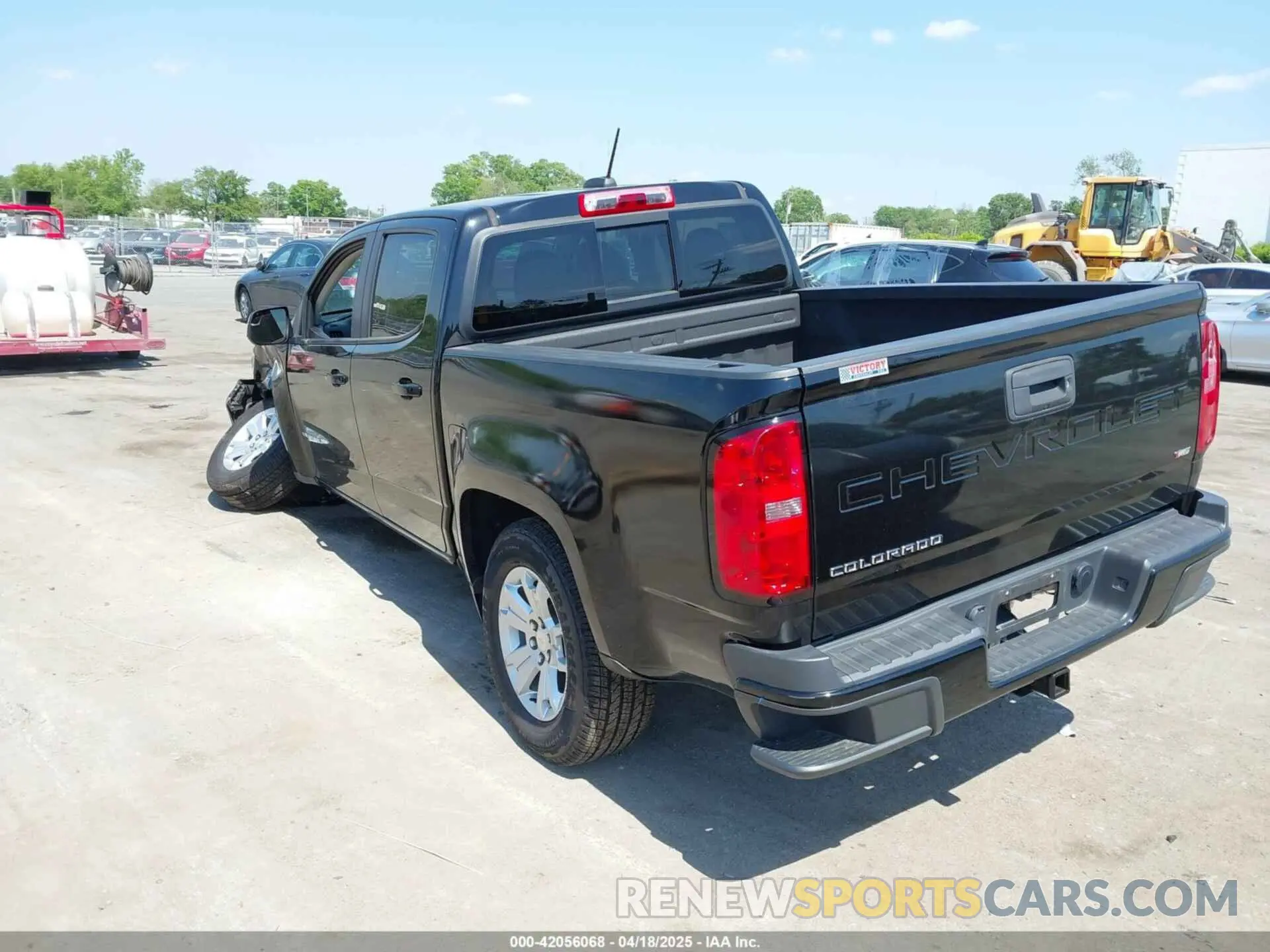 3 fotografías del automóvil dañado 1GCGSCEN1M1221153 CHEVROLET COLORADO 2021