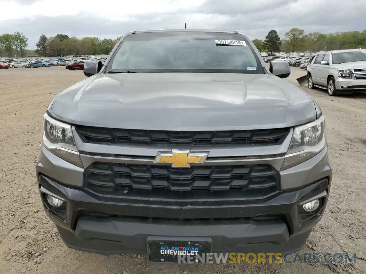 5 fotografías del automóvil dañado 1GCGSCEN1M1258929 CHEVROLET COLORADO 2021