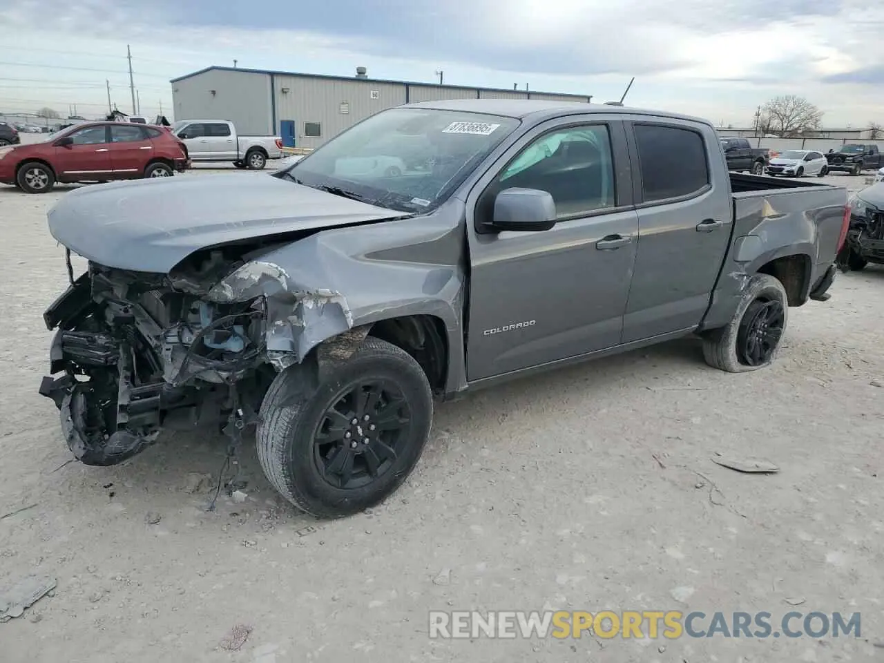1 fotografías del automóvil dañado 1GCGSCEN2M1101412 CHEVROLET COLORADO 2021