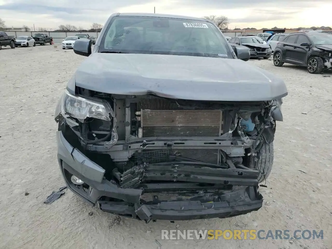 5 fotografías del automóvil dañado 1GCGSCEN2M1101412 CHEVROLET COLORADO 2021