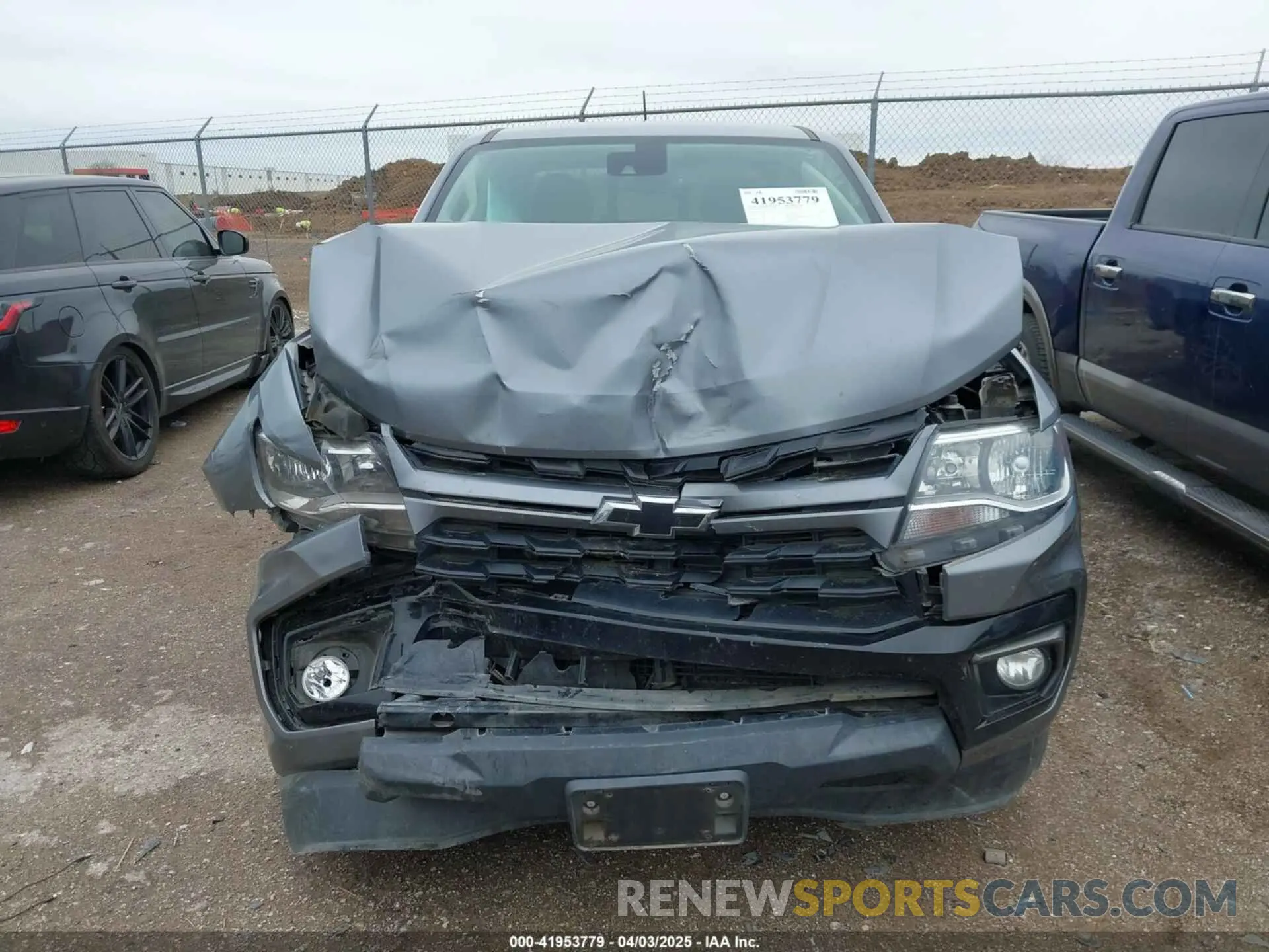 12 fotografías del automóvil dañado 1GCGSCEN3M1134547 CHEVROLET COLORADO 2021
