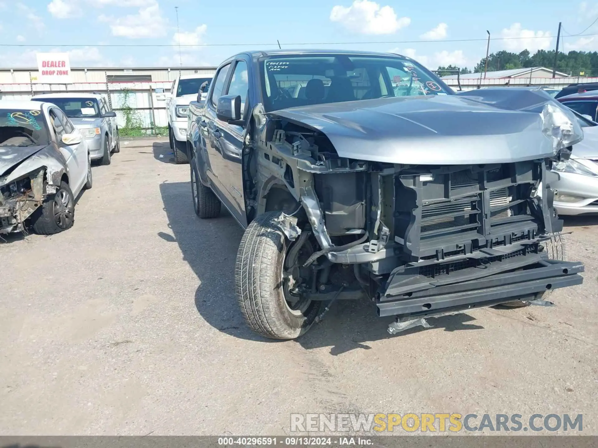 1 fotografías del automóvil dañado 1GCGSCEN7M1209427 CHEVROLET COLORADO 2021