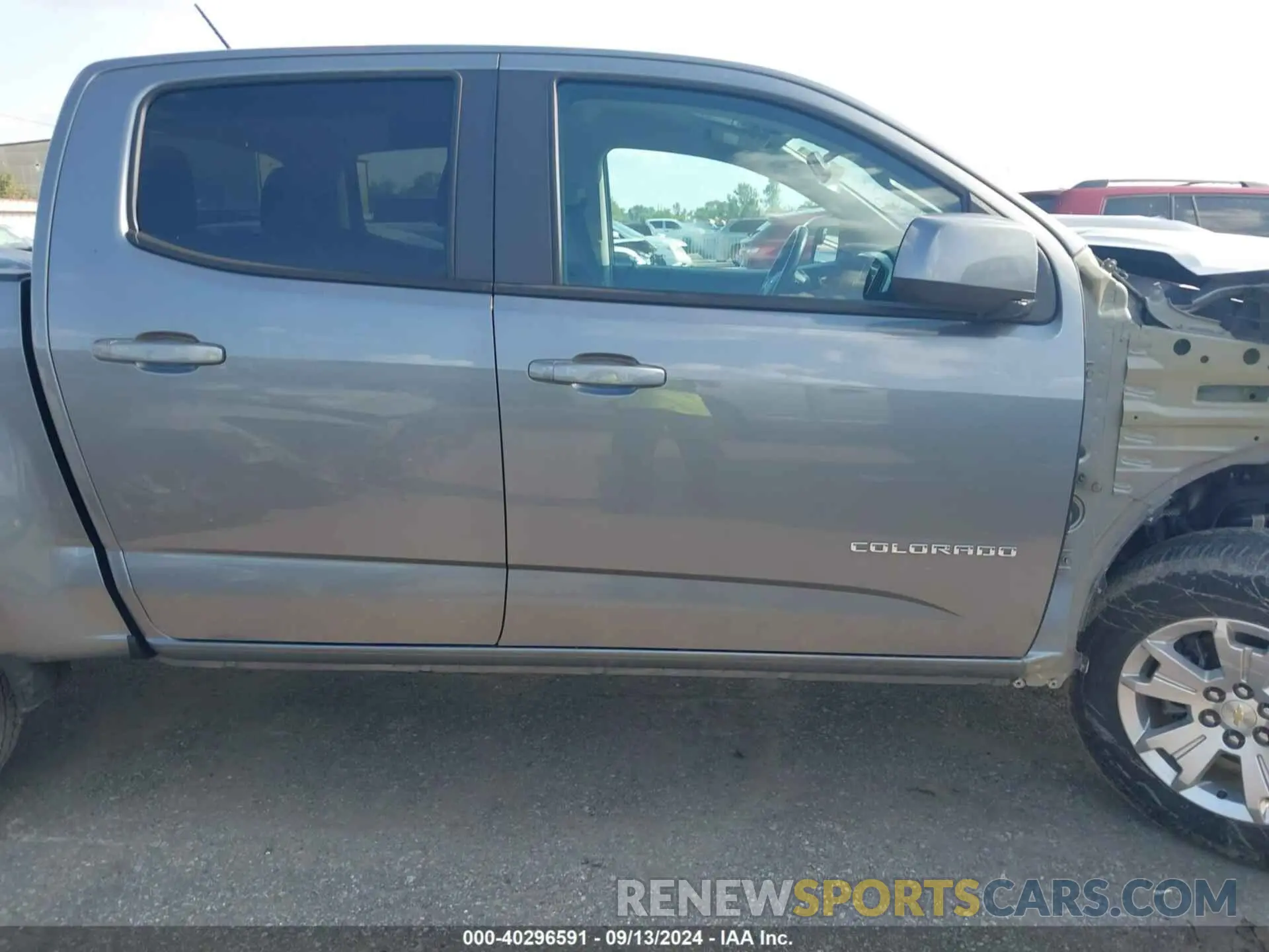 13 fotografías del automóvil dañado 1GCGSCEN7M1209427 CHEVROLET COLORADO 2021