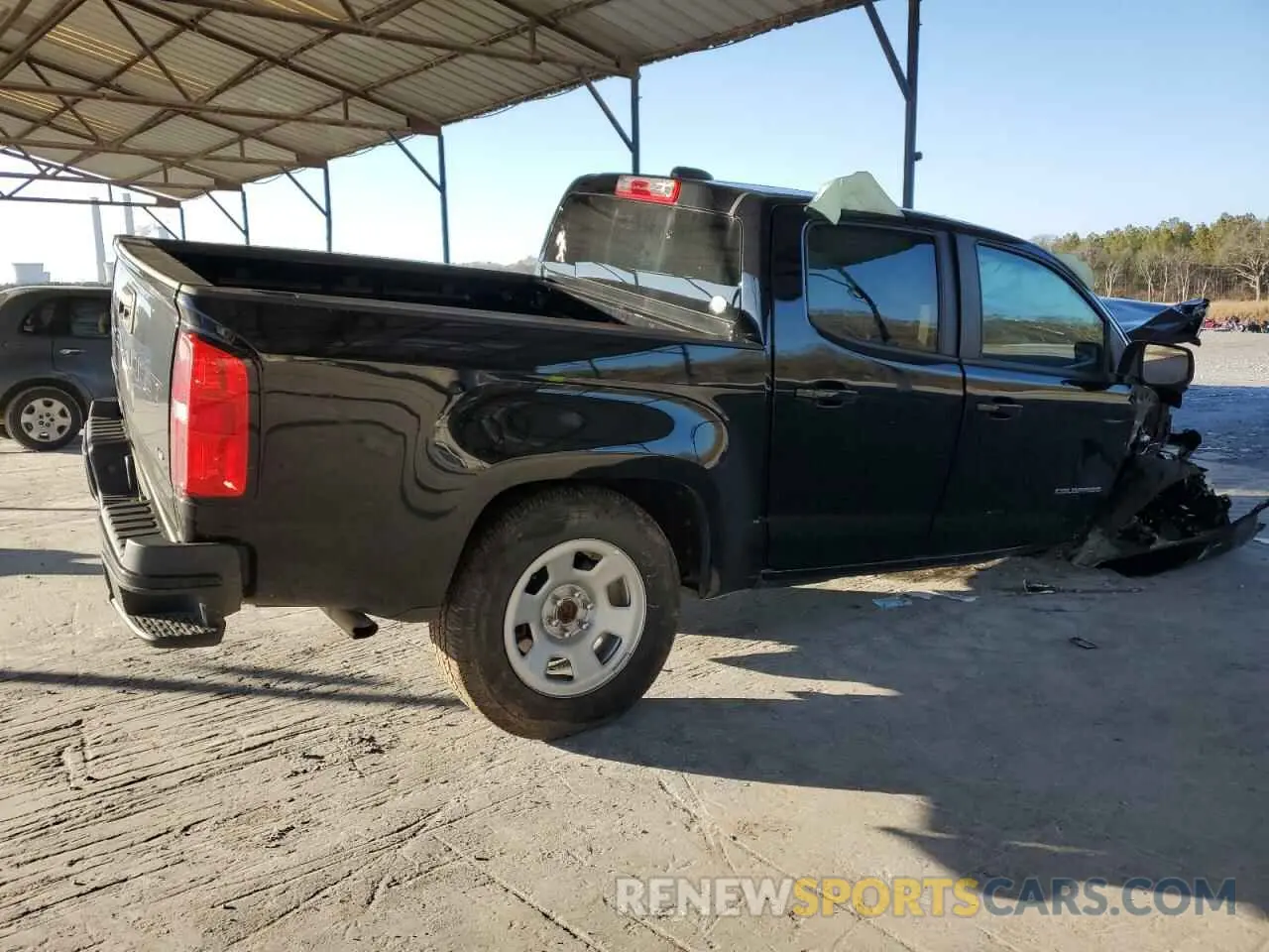 3 fotografías del automóvil dañado 1GCGSCEN8M1267157 CHEVROLET COLORADO 2021