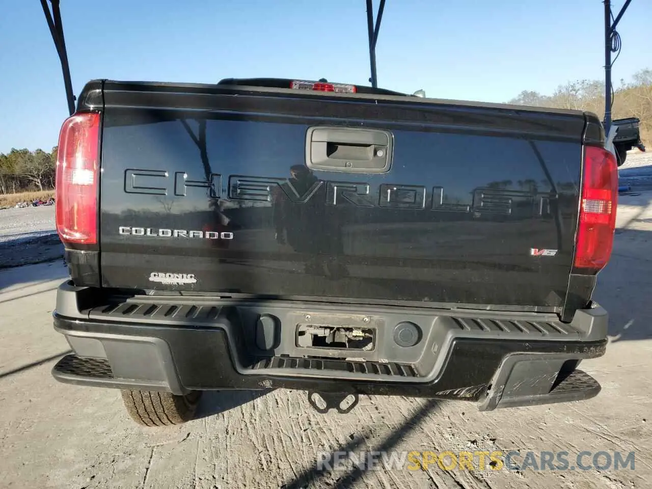 6 fotografías del automóvil dañado 1GCGSCEN8M1267157 CHEVROLET COLORADO 2021