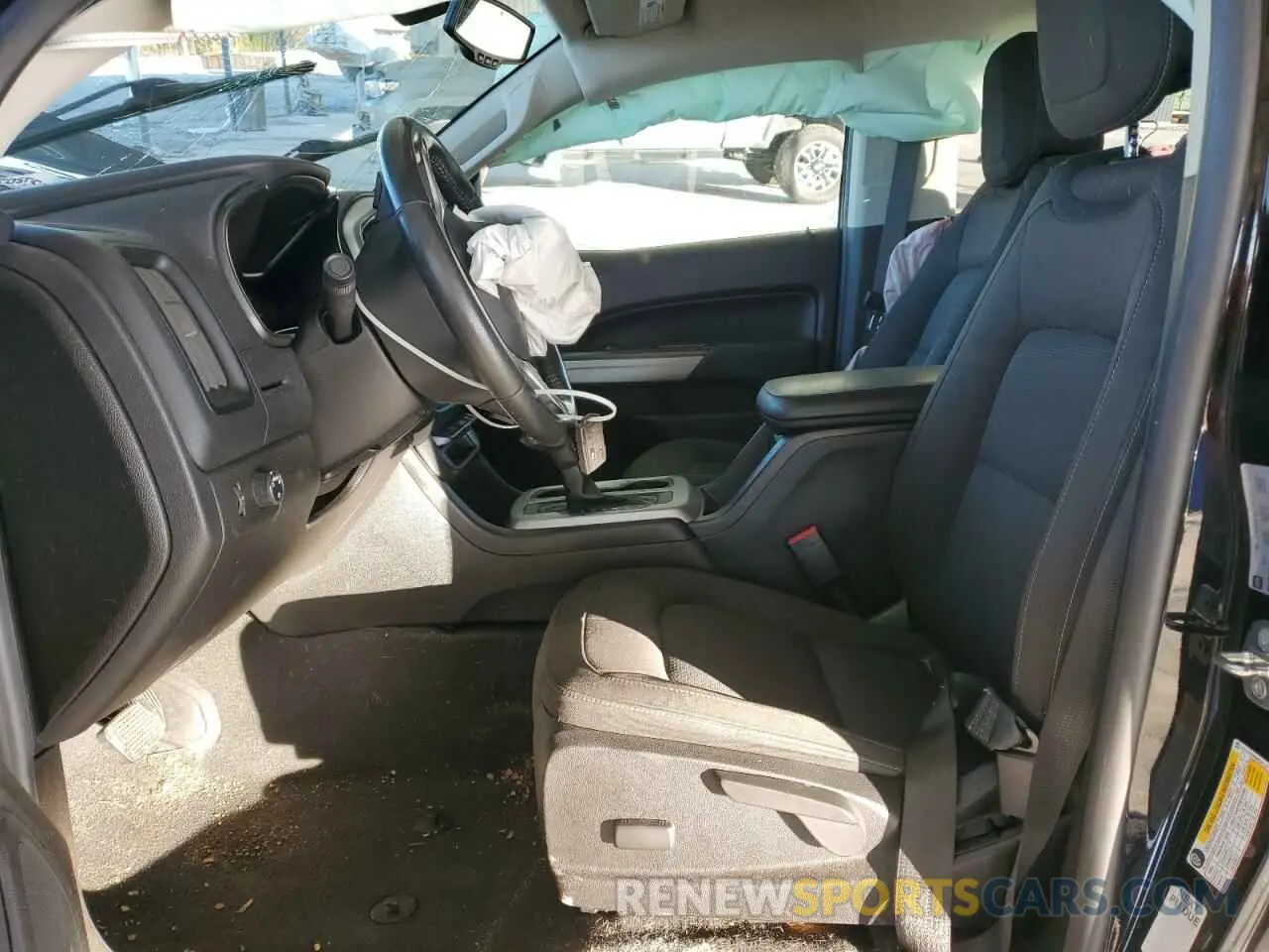 7 fotografías del automóvil dañado 1GCGSCEN8M1267157 CHEVROLET COLORADO 2021