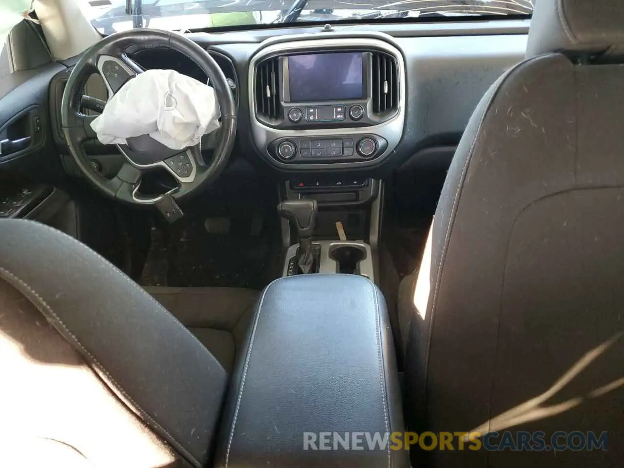 8 fotografías del automóvil dañado 1GCGSCEN8M1267157 CHEVROLET COLORADO 2021