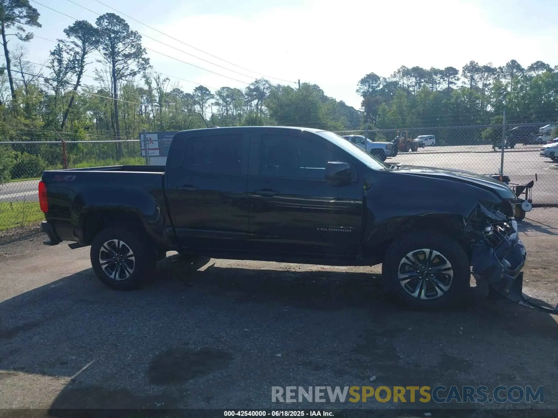 13 fotografías del automóvil dañado 1GCGSDEN0M1129473 CHEVROLET COLORADO 2021
