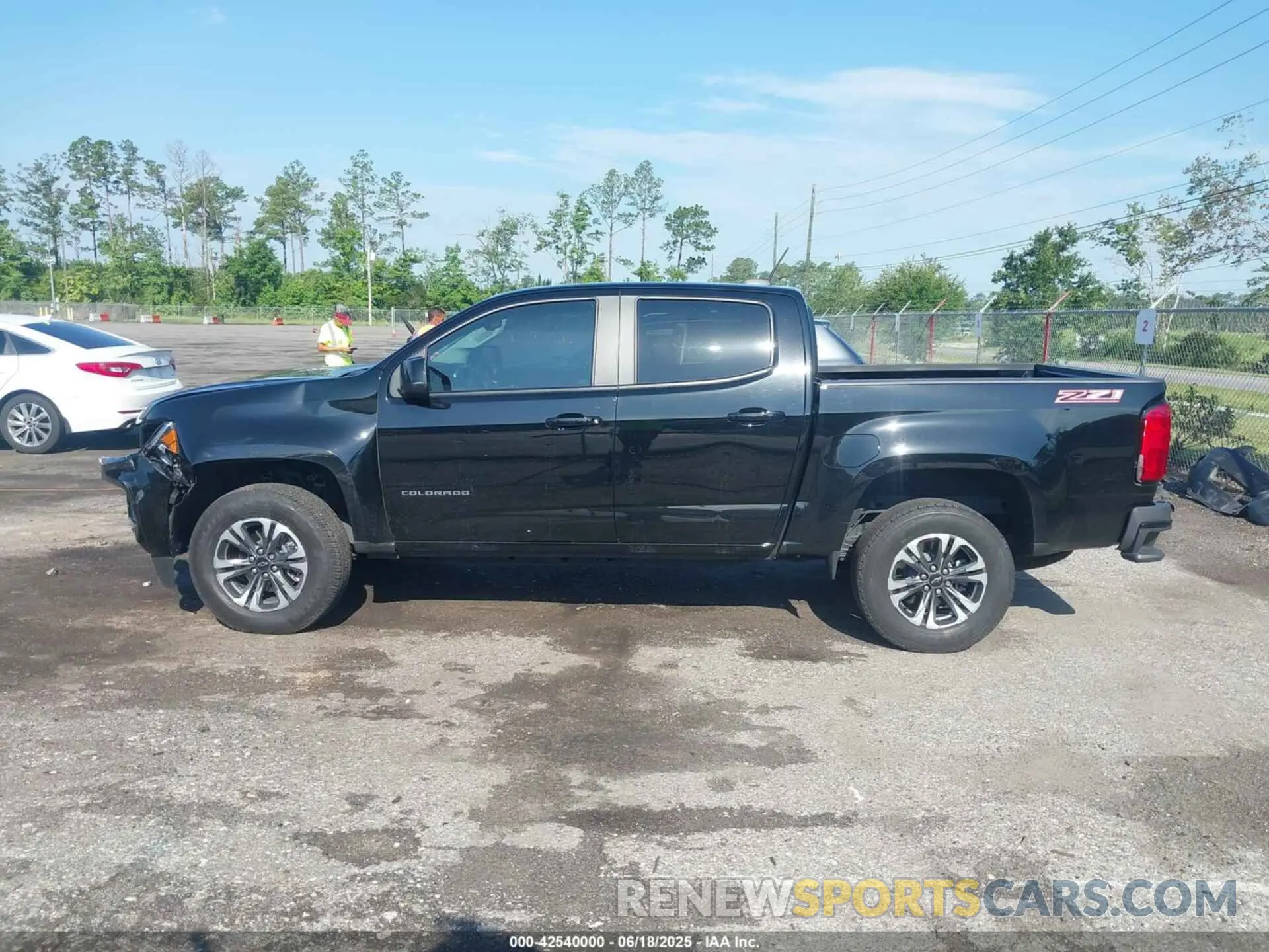 14 fotografías del automóvil dañado 1GCGSDEN0M1129473 CHEVROLET COLORADO 2021