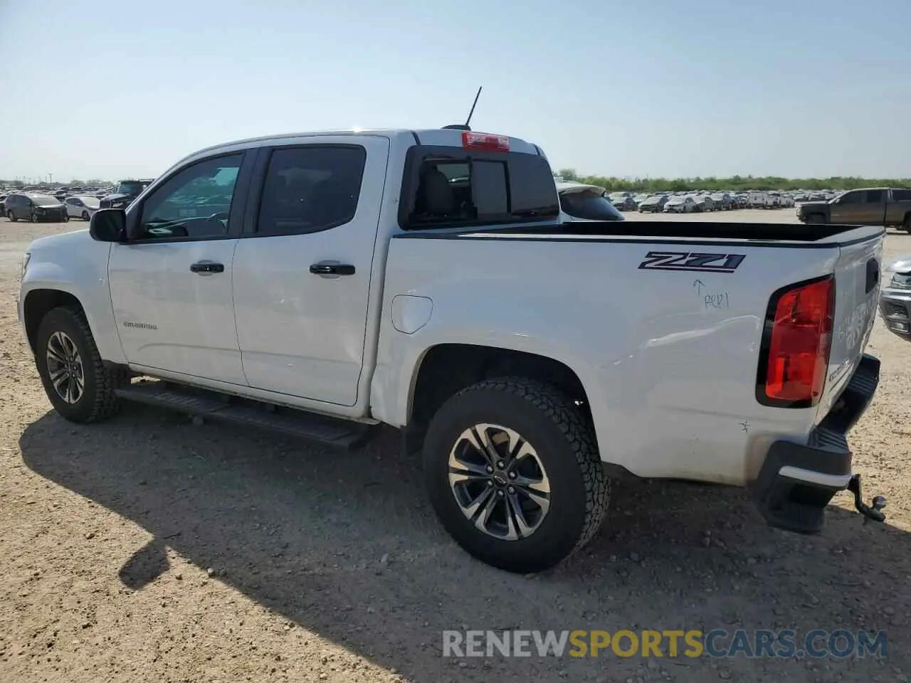 2 fotografías del automóvil dañado 1GCGSDEN4M1104141 CHEVROLET COLORADO 2021
