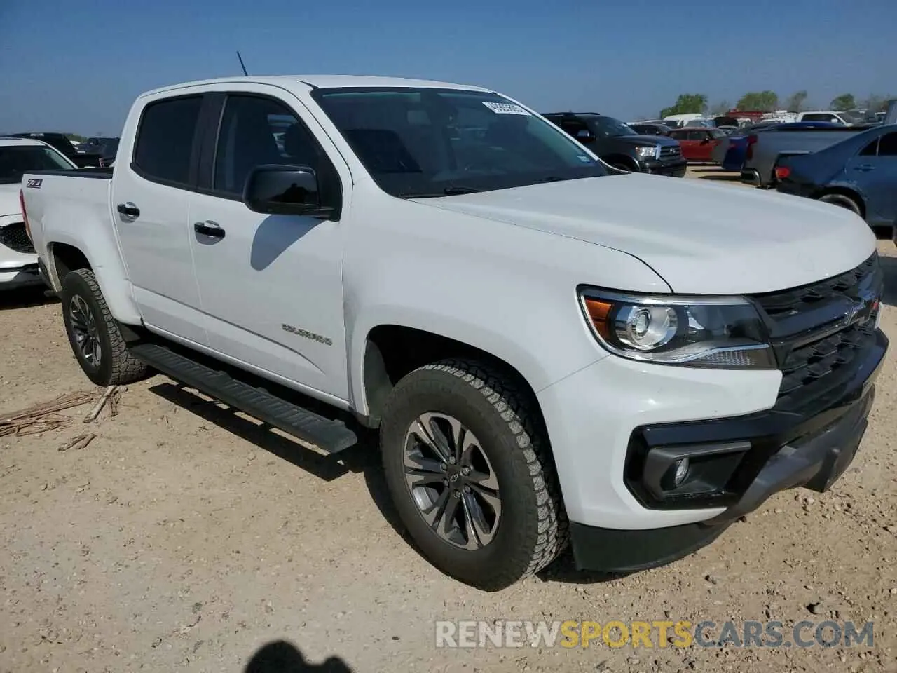 4 fotografías del automóvil dañado 1GCGSDEN4M1104141 CHEVROLET COLORADO 2021