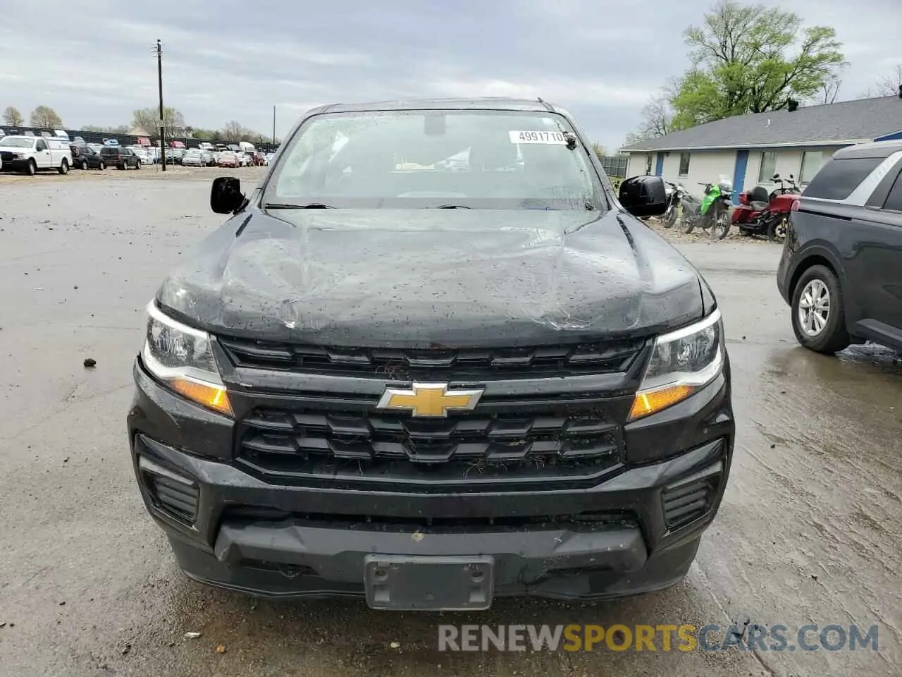 5 fotografías del automóvil dañado 1GCGTBEN0M1102002 CHEVROLET COLORADO 2021