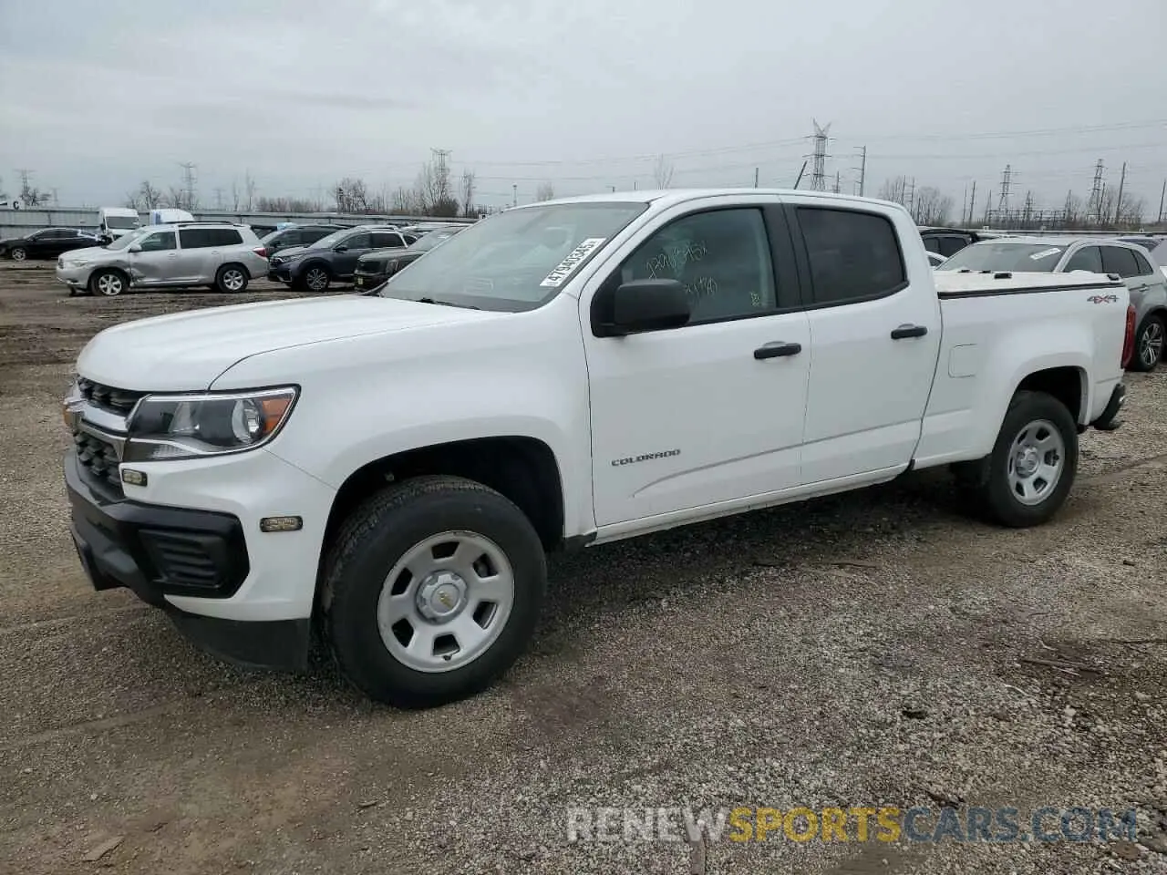 1 fotografías del automóvil dañado 1GCGTBEN1M1285314 CHEVROLET COLORADO 2021