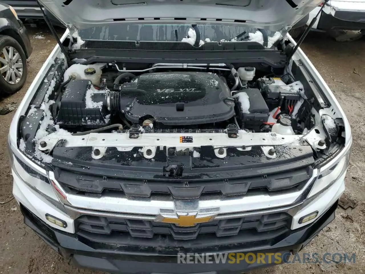 11 fotografías del automóvil dañado 1GCGTBEN1M1285314 CHEVROLET COLORADO 2021