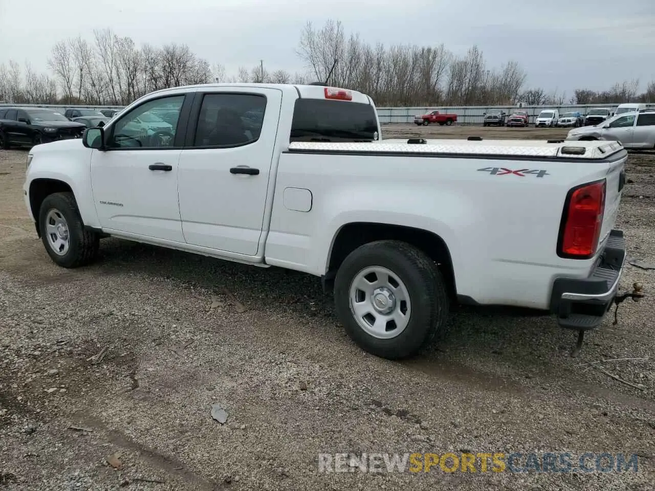 2 fotografías del automóvil dañado 1GCGTBEN1M1285314 CHEVROLET COLORADO 2021