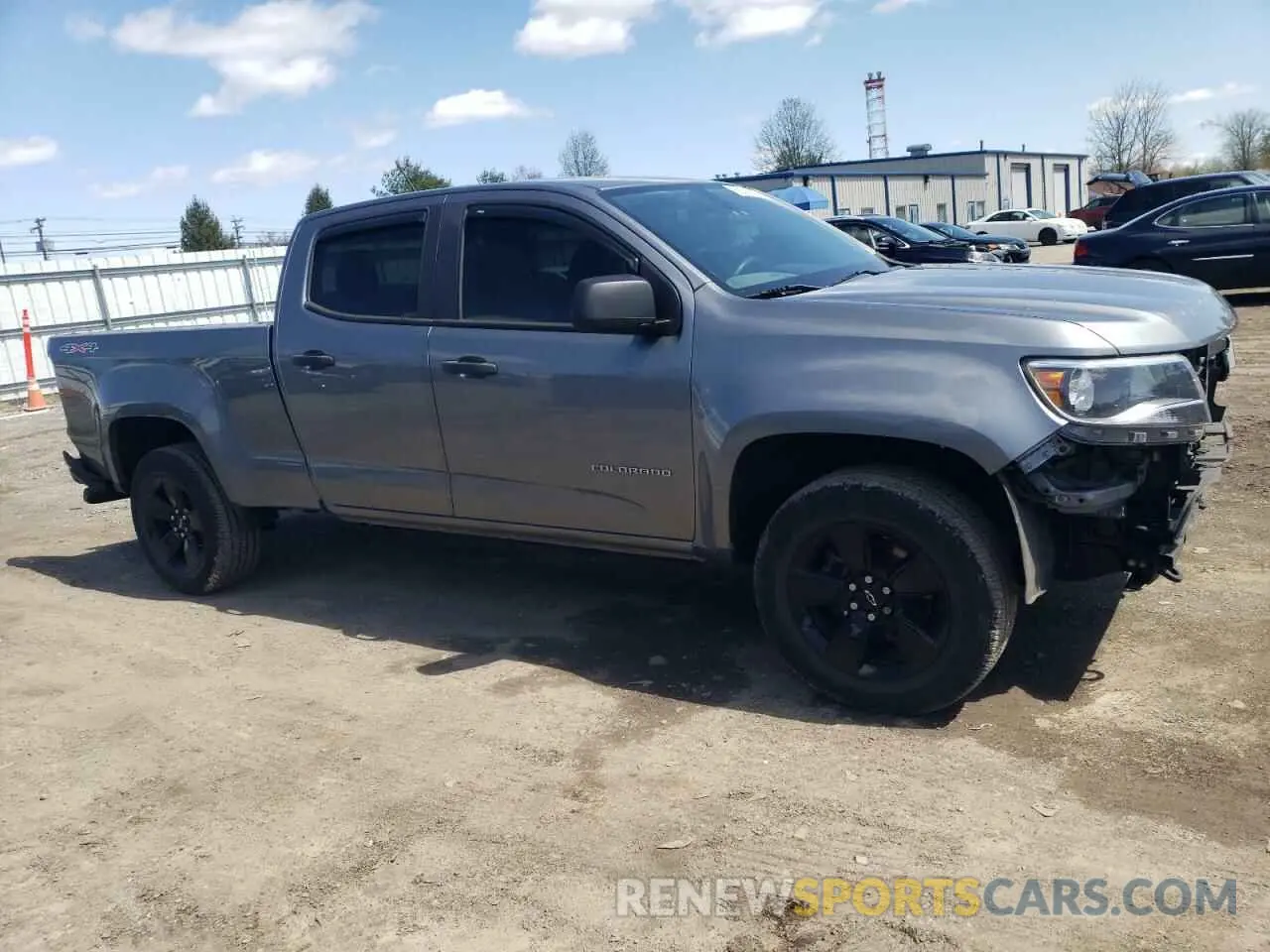 4 fotografías del automóvil dañado 1GCGTBEN4M1118526 CHEVROLET COLORADO 2021