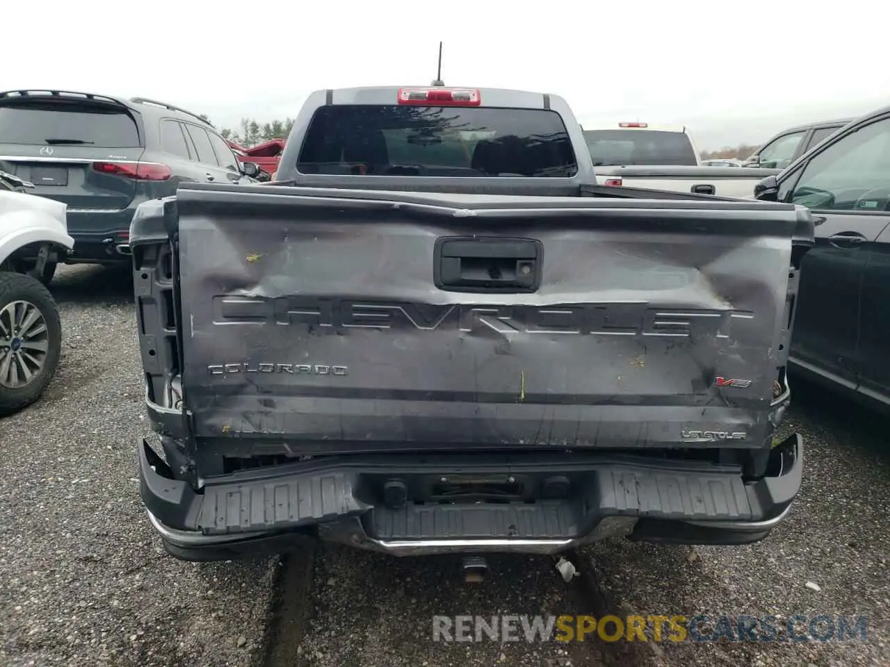 6 fotografías del automóvil dañado 1GCGTBEN4M1118526 CHEVROLET COLORADO 2021