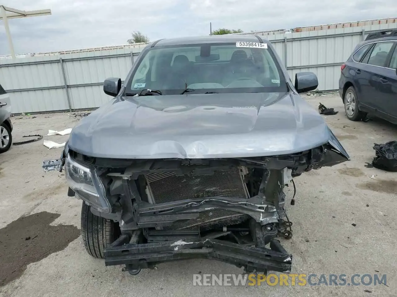 5 fotografías del automóvil dañado 1GCGTBEN4M1168536 CHEVROLET COLORADO 2021