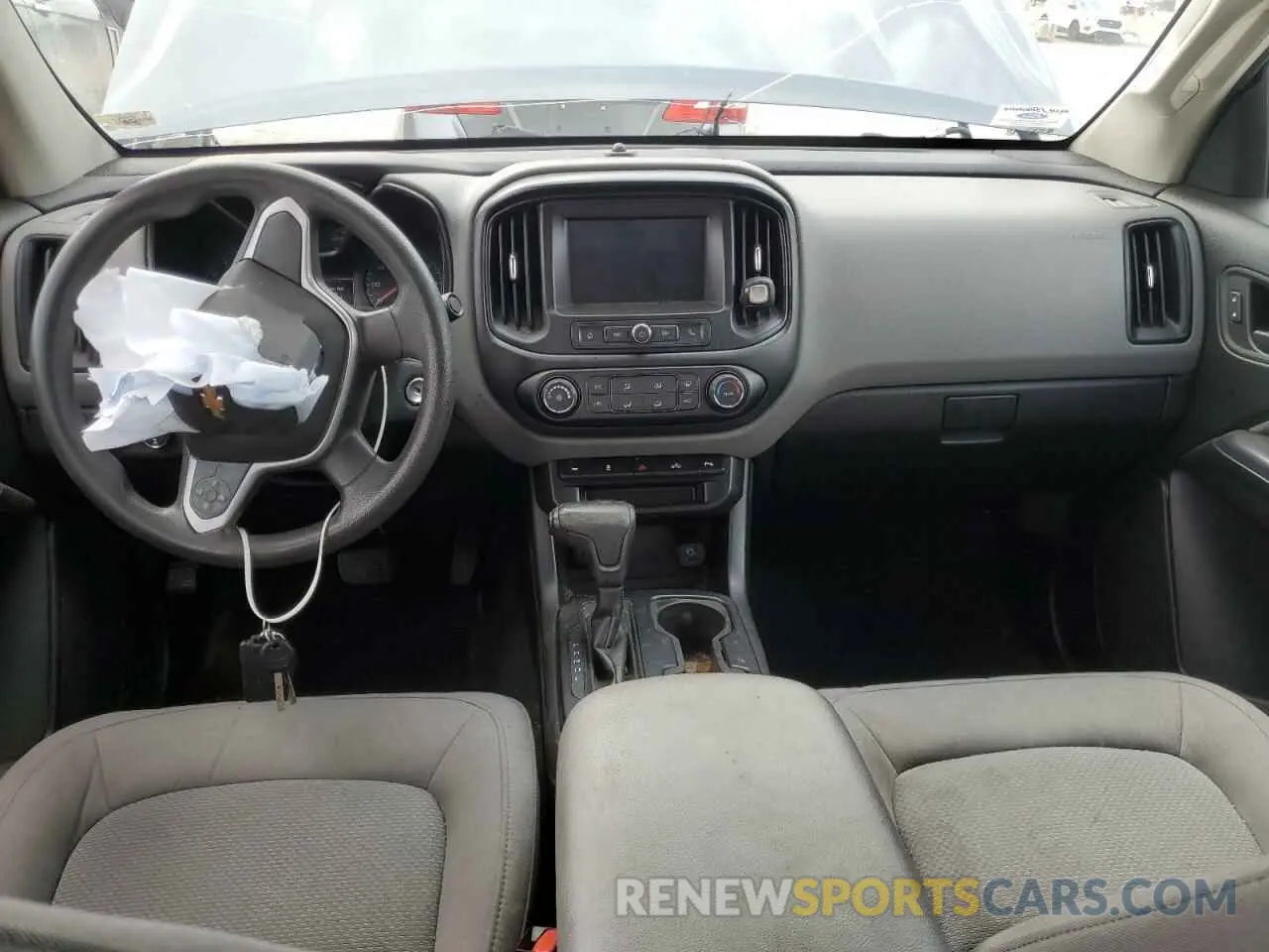 8 fotografías del automóvil dañado 1GCGTBEN4M1168536 CHEVROLET COLORADO 2021