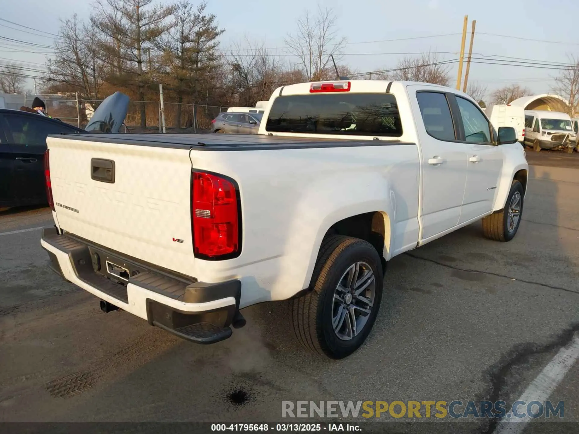 4 fotografías del automóvil dañado 1GCGTBEN5M1146688 CHEVROLET COLORADO 2021