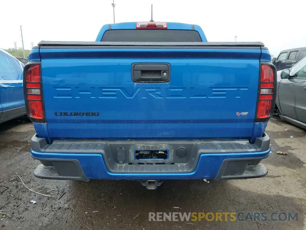 6 fotografías del automóvil dañado 1GCGTBENXM1138215 CHEVROLET COLORADO 2021