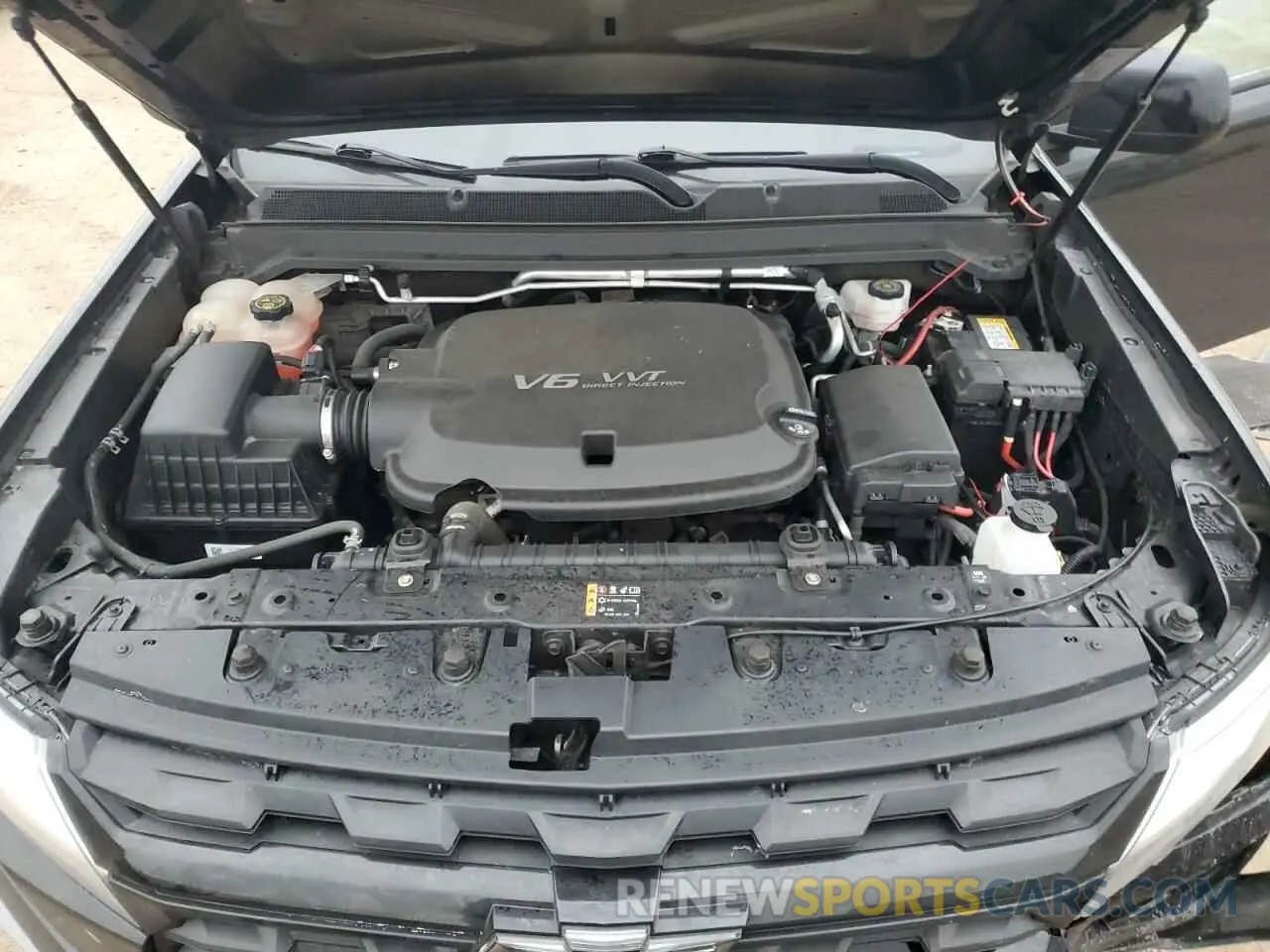 11 fotografías del automóvil dañado 1GCGTBENXM1188273 CHEVROLET COLORADO 2021