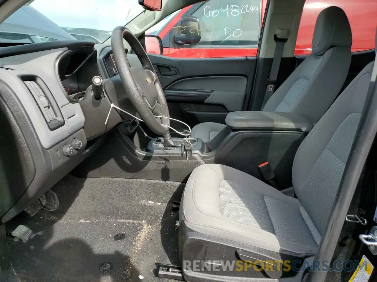 7 fotografías del automóvil dañado 1GCGTBENXM1188273 CHEVROLET COLORADO 2021