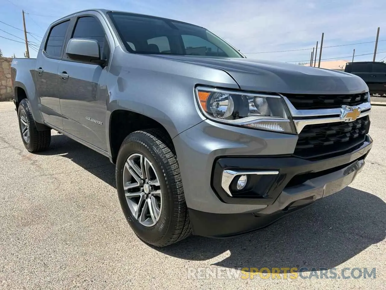 1 fotografías del automóvil dañado 1GCGTBENXM1216895 CHEVROLET COLORADO 2021