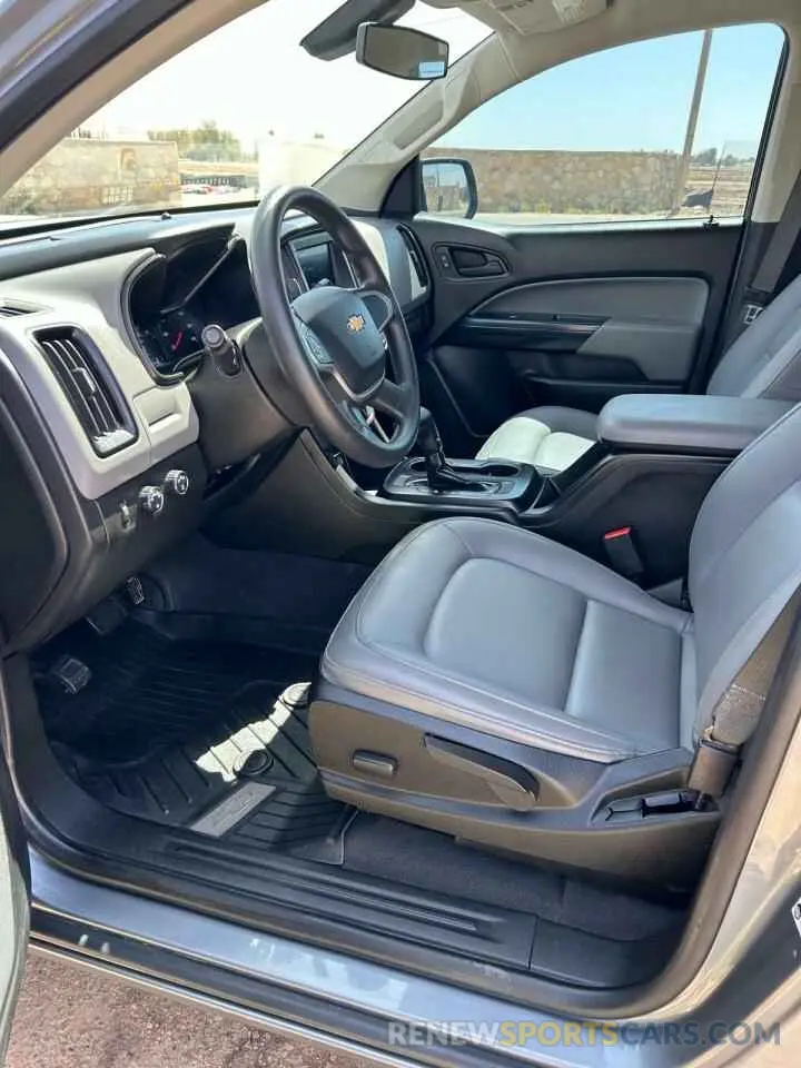 5 fotografías del automóvil dañado 1GCGTBENXM1216895 CHEVROLET COLORADO 2021