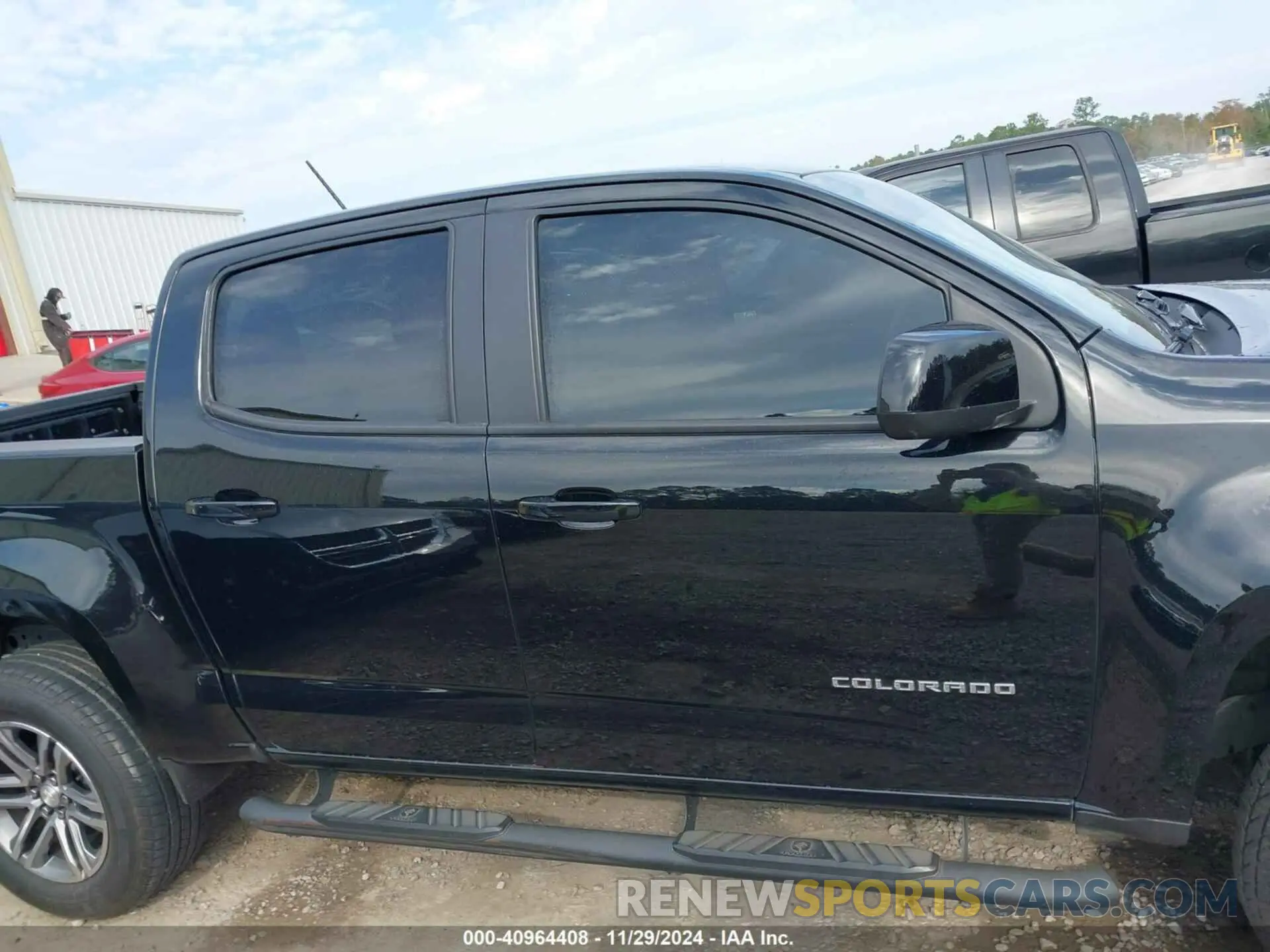 13 fotografías del automóvil dañado 1GCGTBENXM1249573 CHEVROLET COLORADO 2021