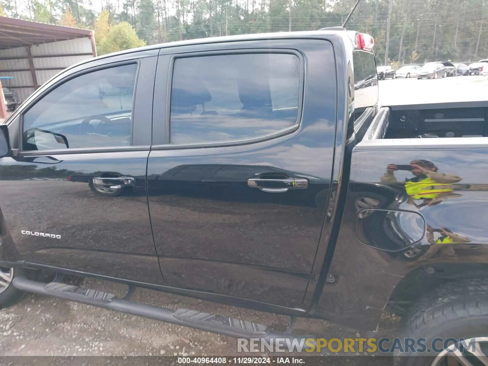 14 fotografías del automóvil dañado 1GCGTBENXM1249573 CHEVROLET COLORADO 2021