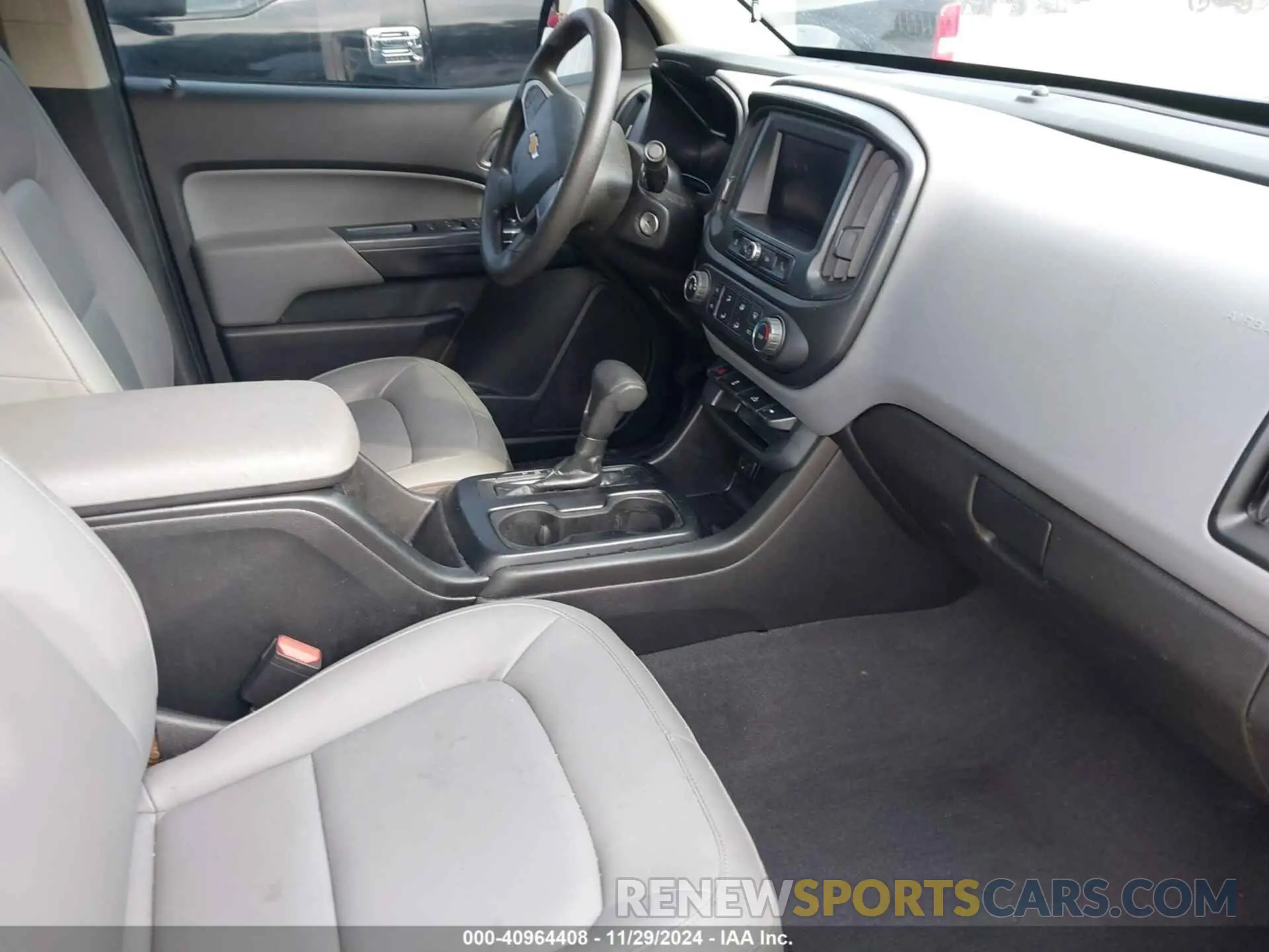 5 fotografías del automóvil dañado 1GCGTBENXM1249573 CHEVROLET COLORADO 2021