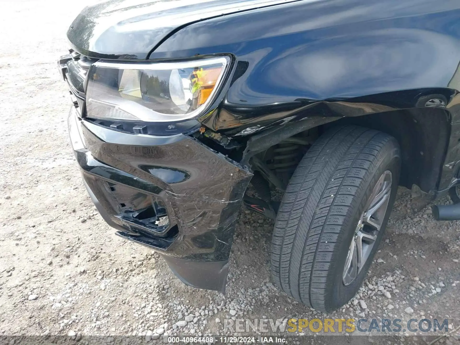 6 fotografías del automóvil dañado 1GCGTBENXM1249573 CHEVROLET COLORADO 2021
