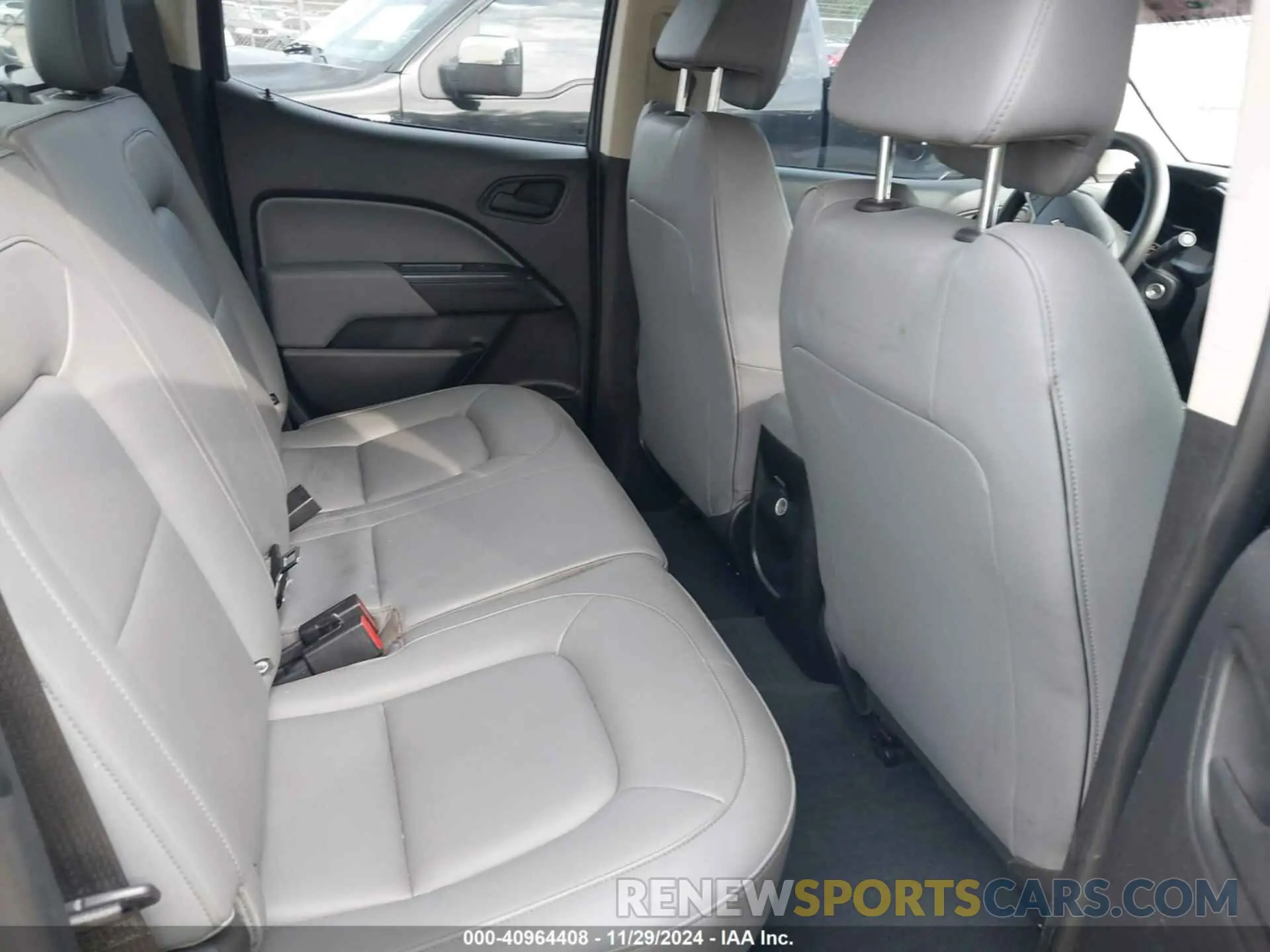 8 fotografías del automóvil dañado 1GCGTBENXM1249573 CHEVROLET COLORADO 2021