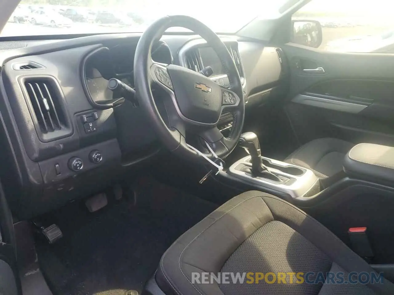 7 fotografías del automóvil dañado 1GCGTCEN0M1297640 CHEVROLET COLORADO 2021