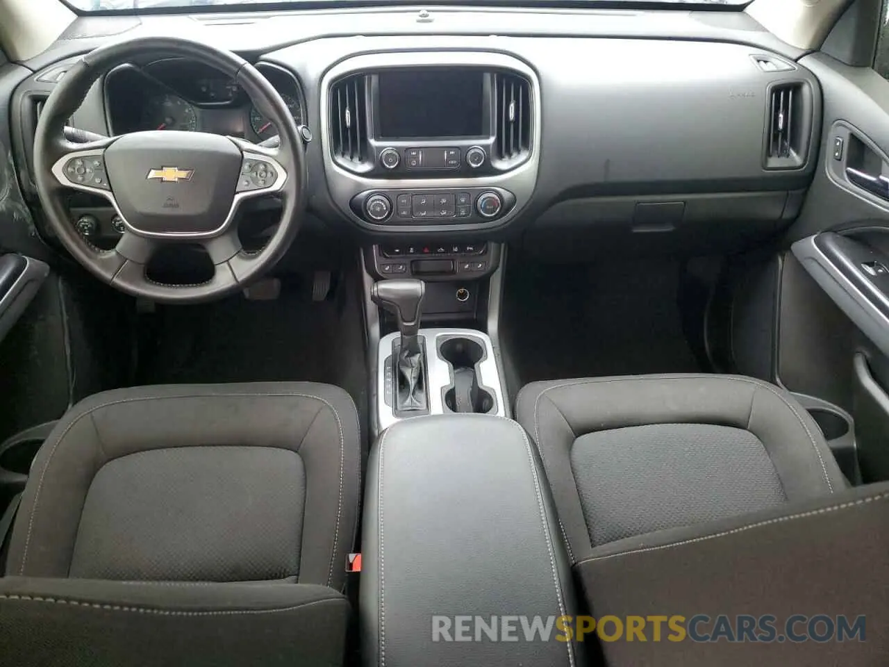 8 fotografías del automóvil dañado 1GCGTCEN0M1297640 CHEVROLET COLORADO 2021