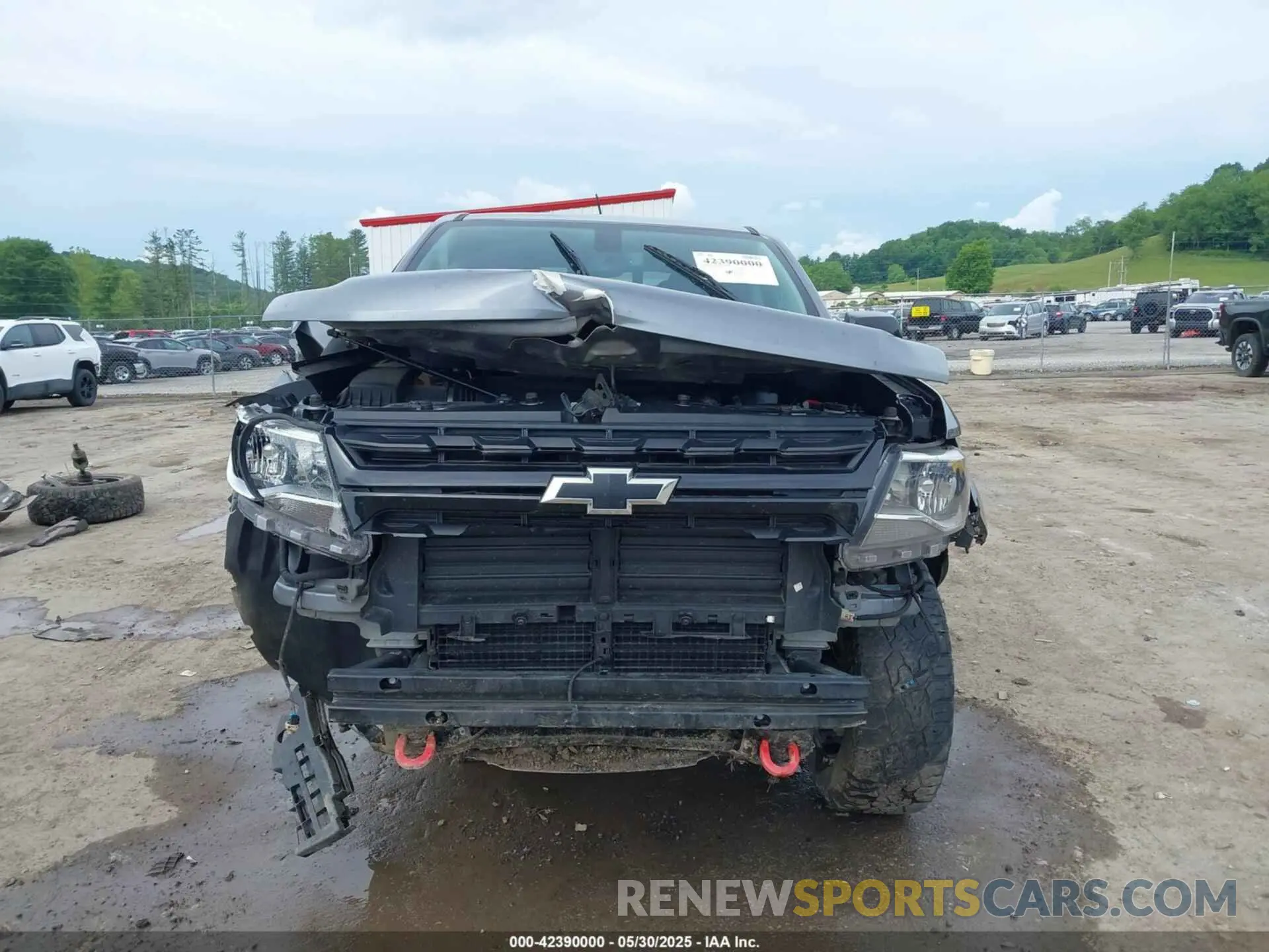 13 fotografías del automóvil dañado 1GCGTCEN1M1105688 CHEVROLET COLORADO 2021