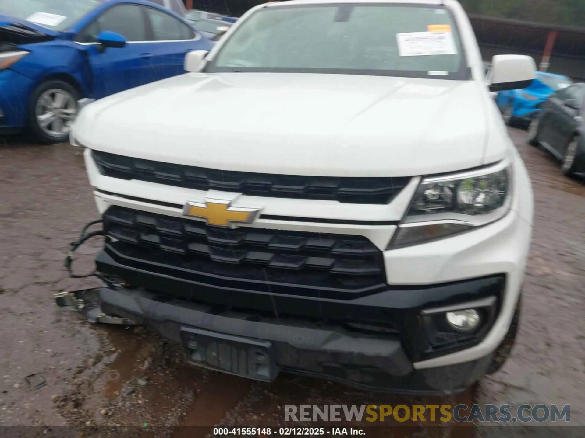 12 fotografías del automóvil dañado 1GCGTCEN1M1244106 CHEVROLET COLORADO 2021
