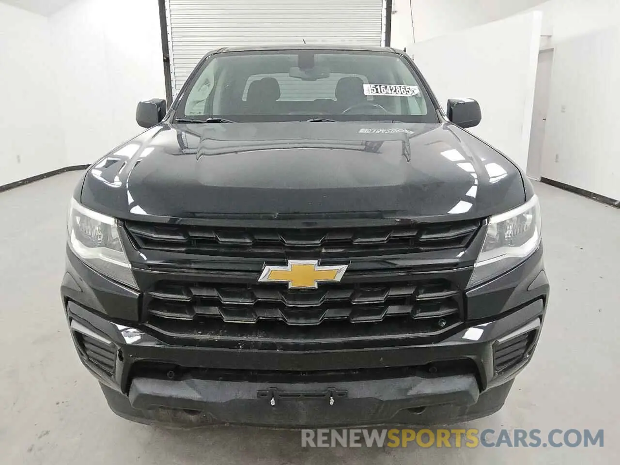 5 fotografías del automóvil dañado 1GCGTCEN2M1145570 CHEVROLET COLORADO 2021