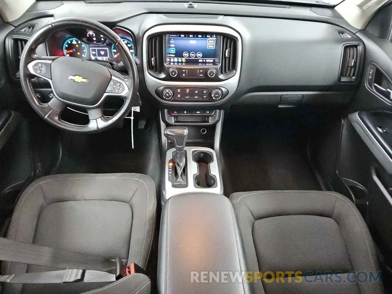 8 fotografías del automóvil dañado 1GCGTCEN2M1145570 CHEVROLET COLORADO 2021