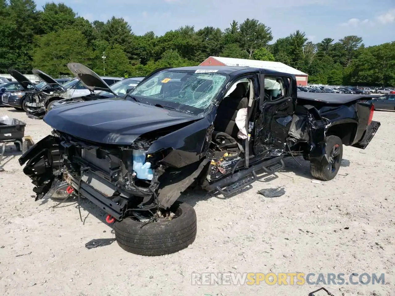 1 fotografías del automóvil dañado 1GCGTCEN5M1110005 CHEVROLET COLORADO 2021