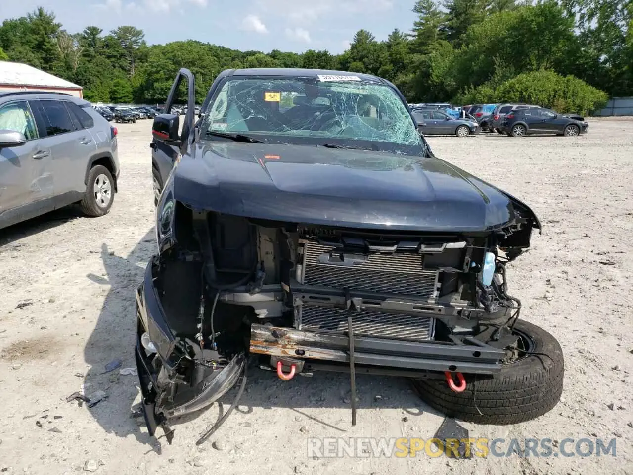 5 fotografías del automóvil dañado 1GCGTCEN5M1110005 CHEVROLET COLORADO 2021