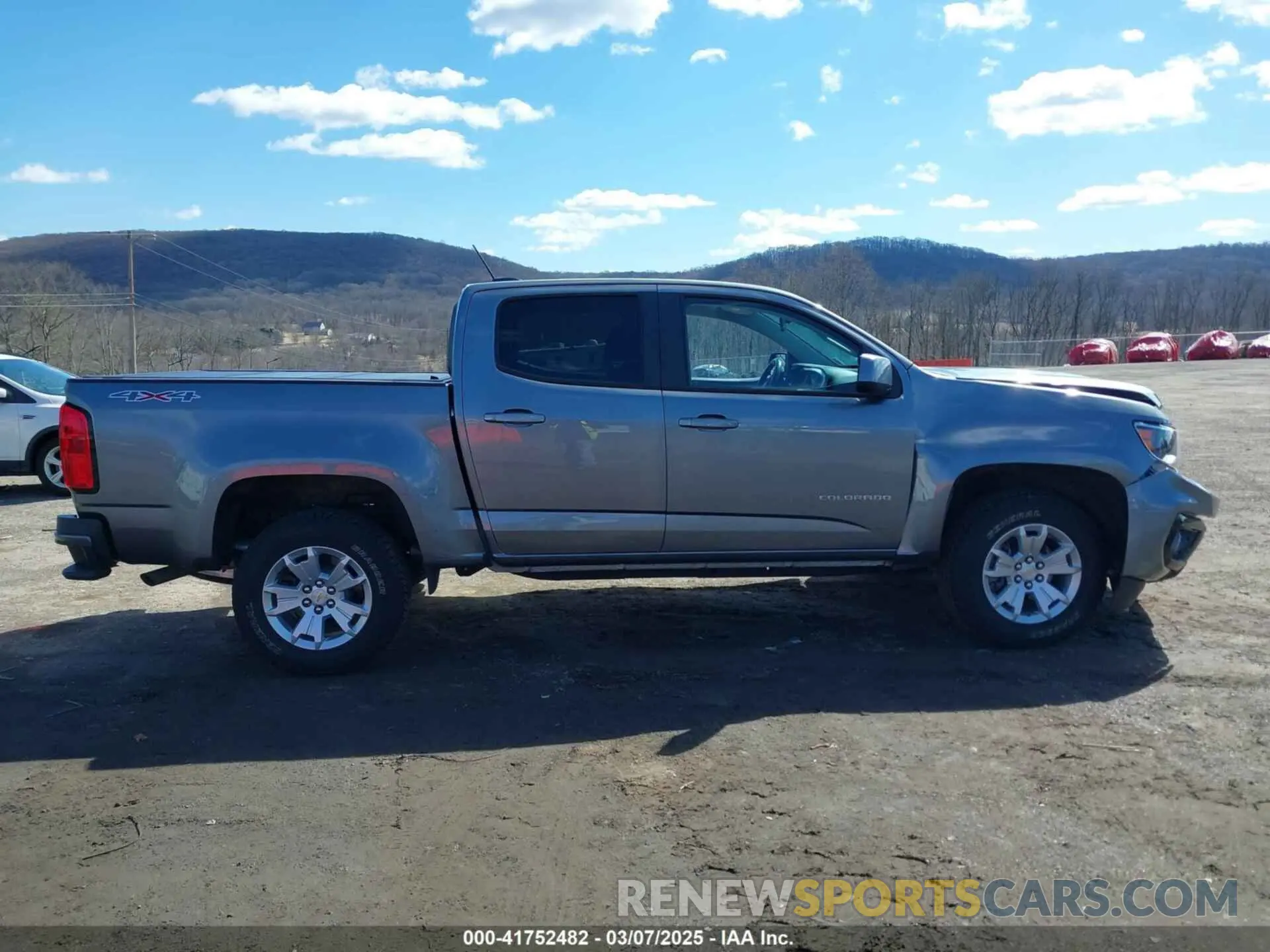 13 fotografías del automóvil dañado 1GCGTCEN5M1294085 CHEVROLET COLORADO 2021