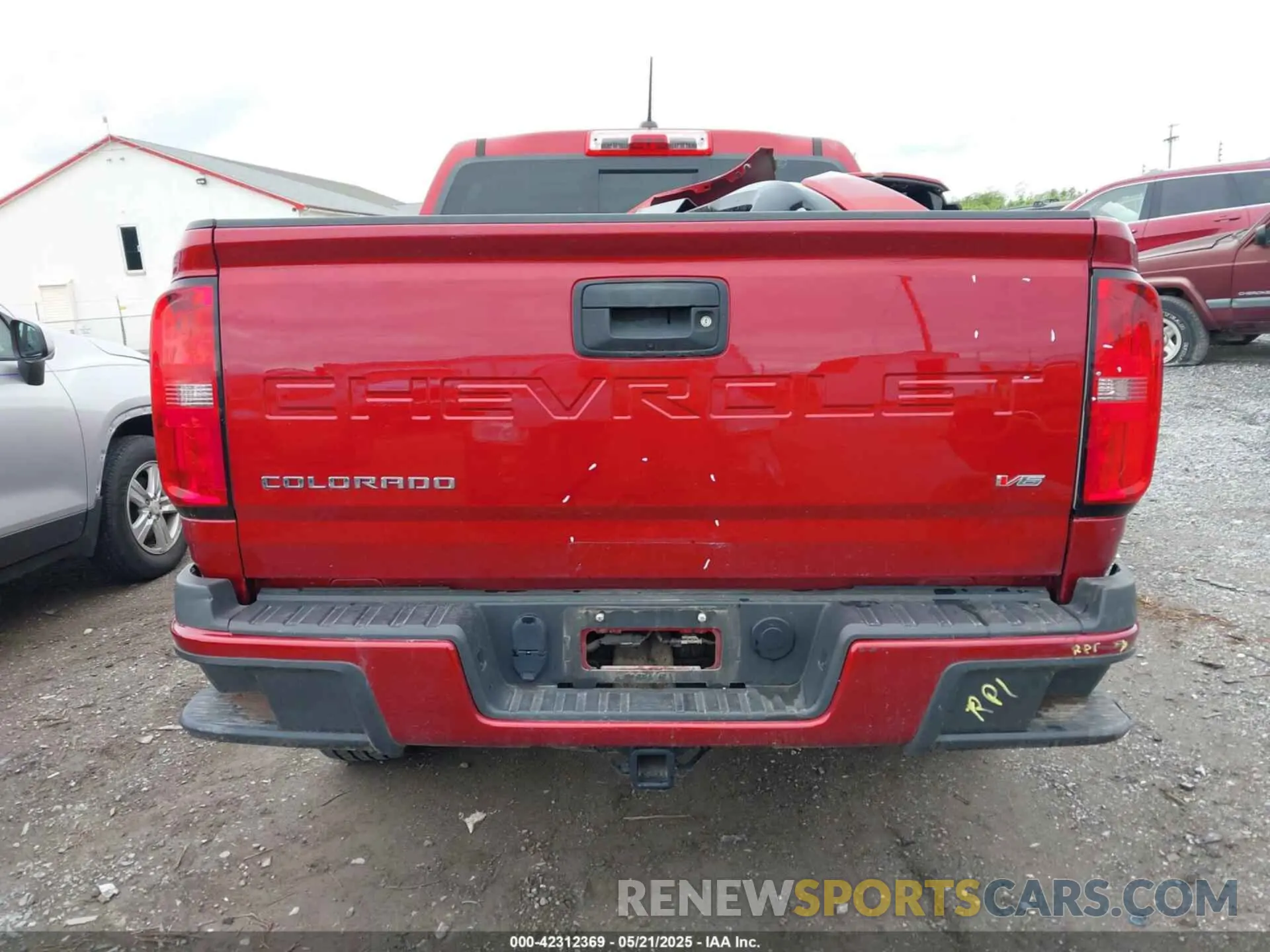 16 fotografías del automóvil dañado 1GCGTCEN8M1169498 CHEVROLET COLORADO 2021